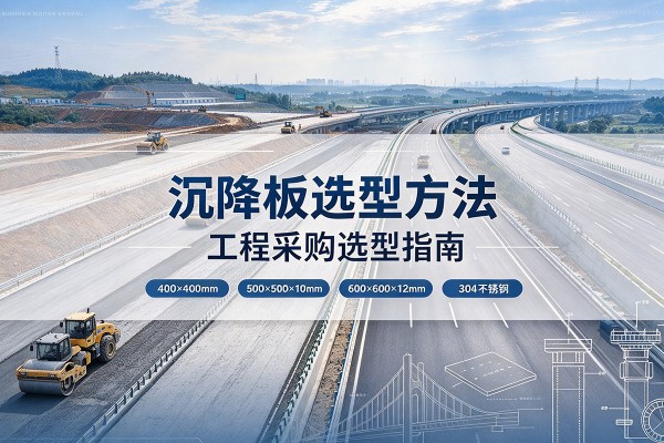 颍东沉降板选择方法