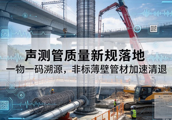 颍东声测管质量新规落地，一物一码溯源，非标薄壁管材加速清退