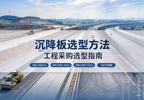 颍东沉降板选择方法